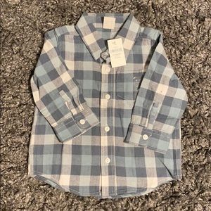 Baby Gap Plaid Button Down
